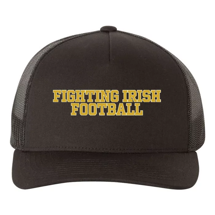 Fighting Irish Football Yupoong Adult 5-Panel Trucker Hat