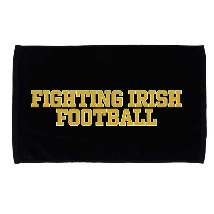 Fighting Irish Football Microfiber Hand Towel