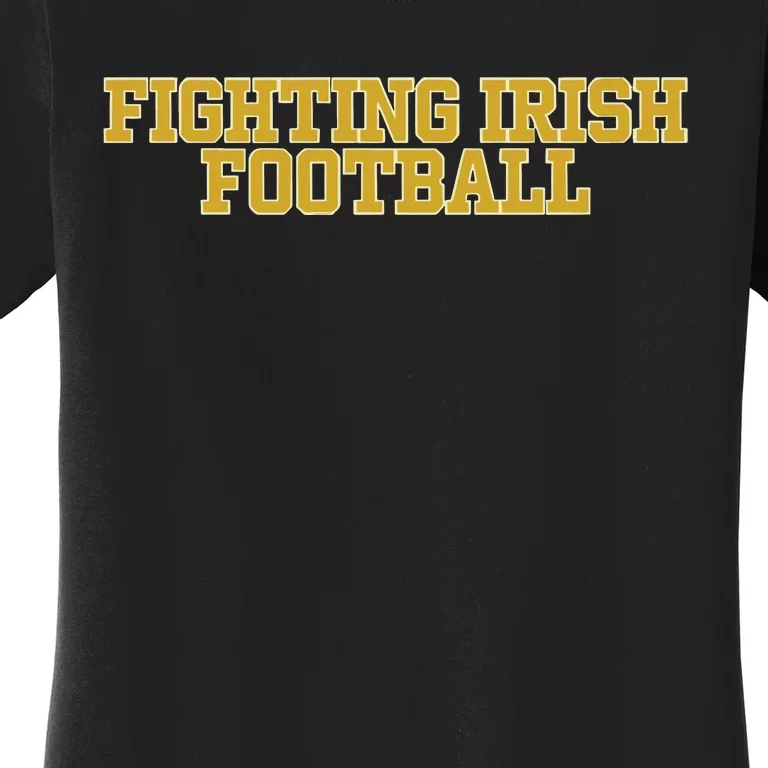 Fighting Irish Football Women's T-Shirt