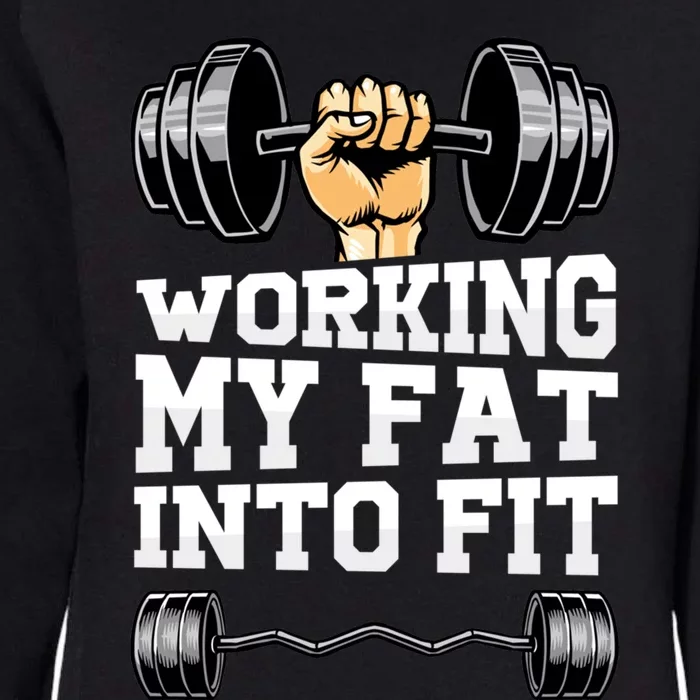 Fitness Inspiration Gym Motivation Sweat Is Just Fat Crying Gift Womens California Wash Sweatshirt