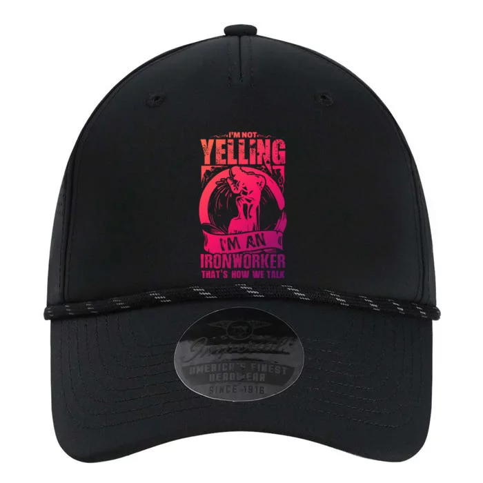 Funny Ironworker Gift For A Yelling Ironworker Gift Performance The Dyno Cap