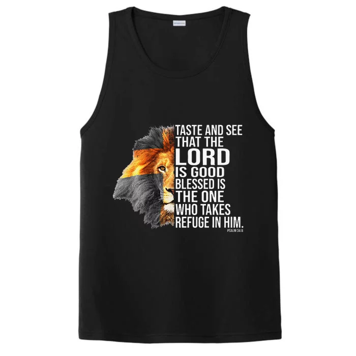 Faith In God Psalm Christian Bible Performance Tank