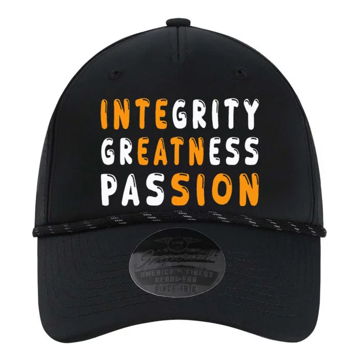 Funny Integrity Greatness Passion Cool Performance The Dyno Cap