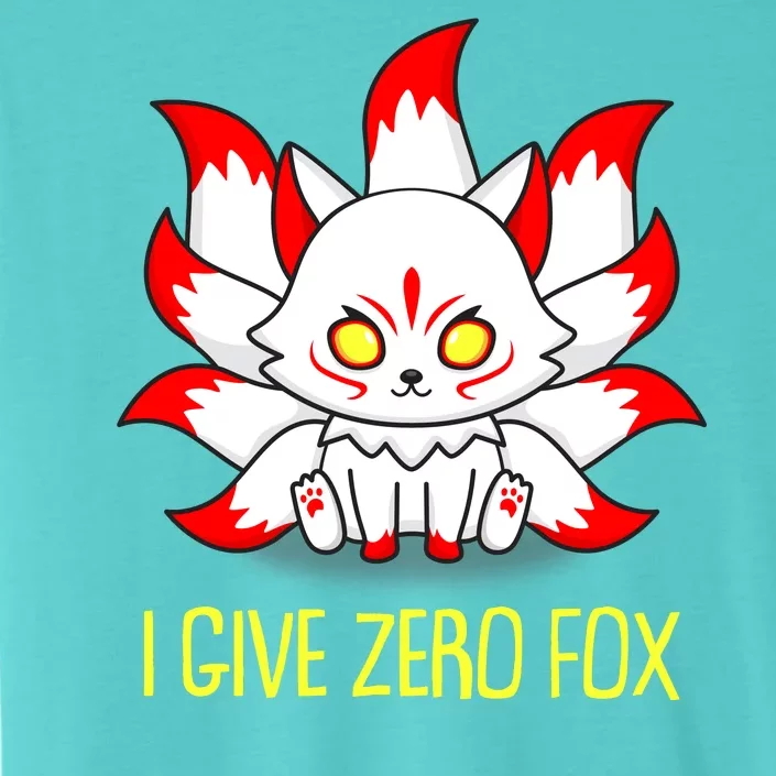 Funny I Give Zero Fox Japanese Nine Tail Fox ChromaSoft Performance T-Shirt