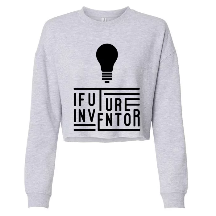 Future Inventor Gift Artificial Intelligence Gift Cropped Pullover Crew