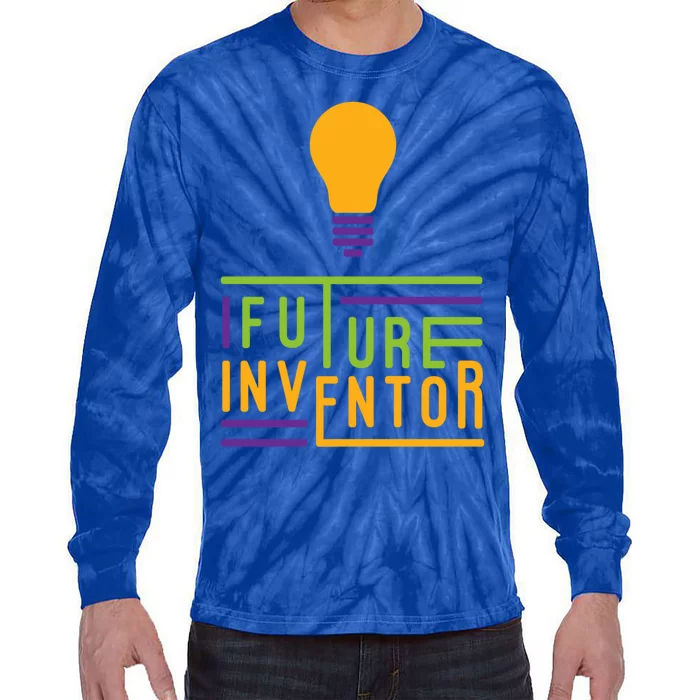 Future Inventor Gift Artificial Intelligence Gift Tie-Dye Long Sleeve Shirt