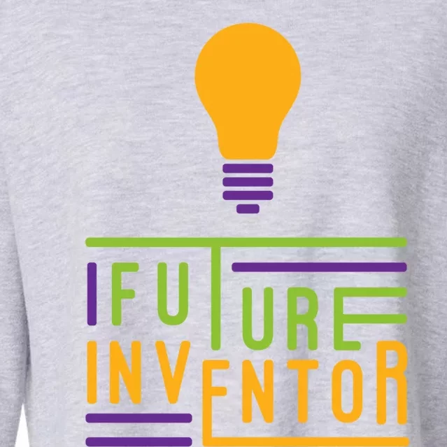 Future Inventor Gift Artificial Intelligence Gift Cropped Pullover Crew