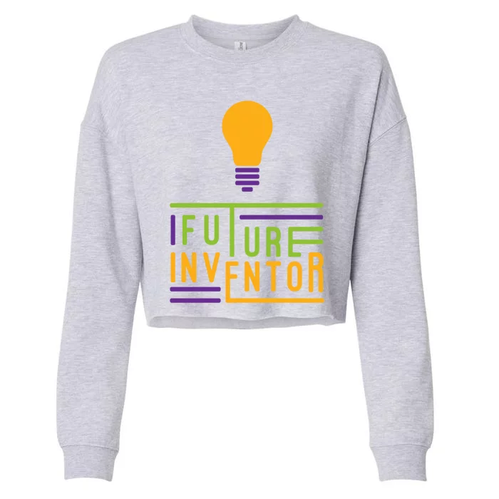 Future Inventor Gift Artificial Intelligence Gift Cropped Pullover Crew