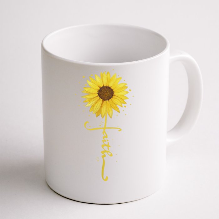 Faith In God Blessed Grateful Jesus Front & Back Coffee Mug