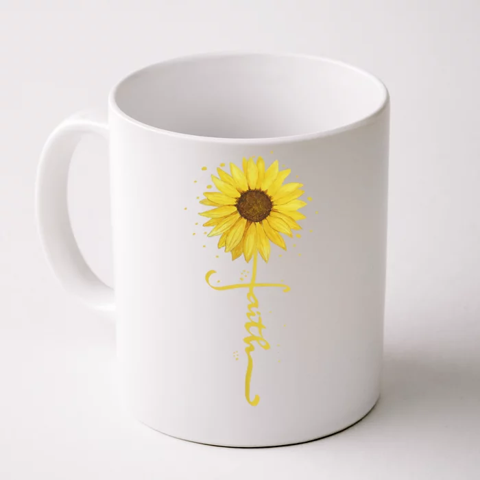 Faith In God Blessed Grateful Jesus Front & Back Coffee Mug