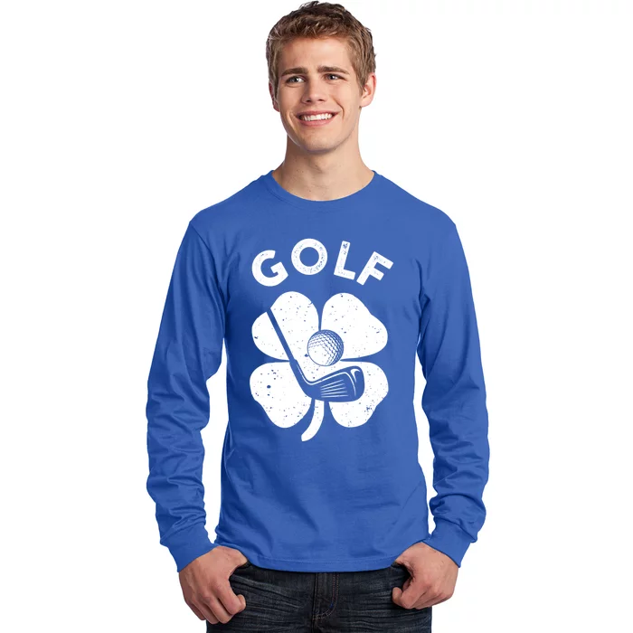 Fun Irish Golf Is My Paddy Gift St Patrick's Day Gift Long Sleeve Shirt