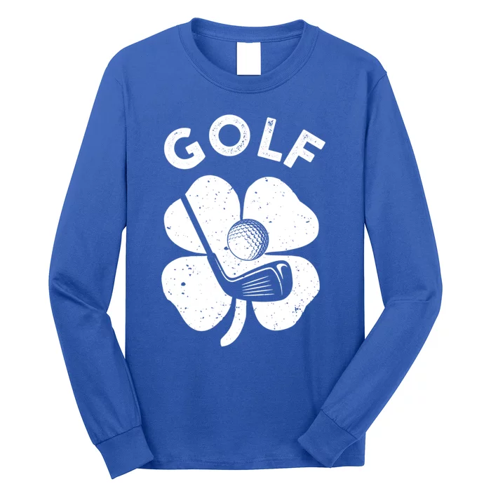 Fun Irish Golf Is My Paddy Gift St Patrick's Day Gift Long Sleeve Shirt