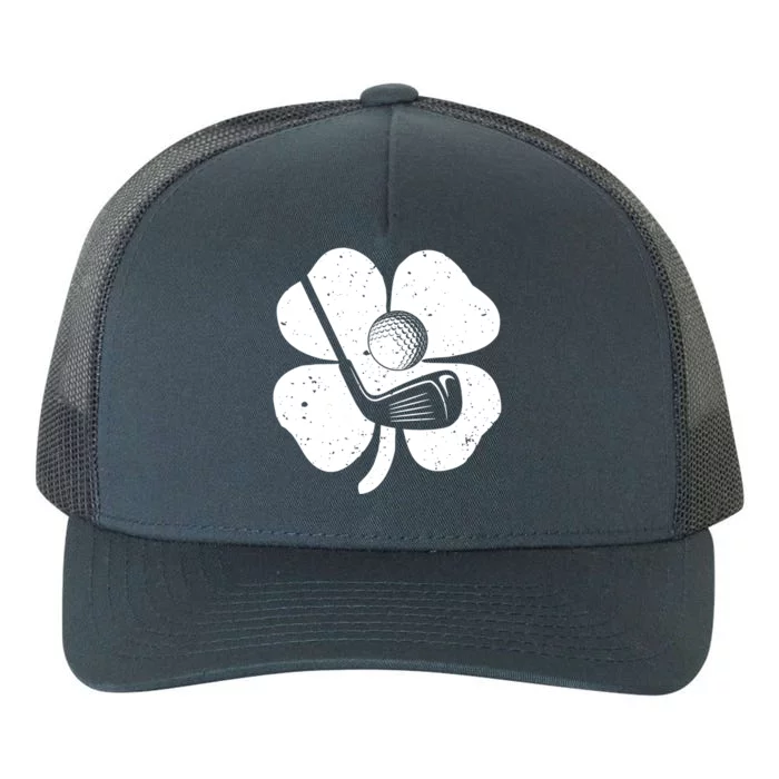 Fun Irish Golf Shamrocks Costume St Patrick's Day Gift Yupoong Adult 5-Panel Trucker Hat