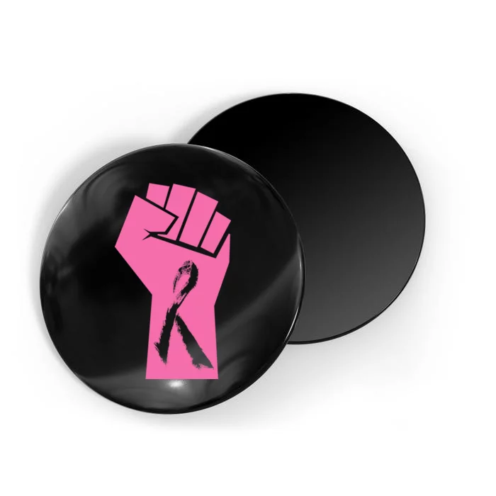 Fight Against Breast Cancer Fist Magnet