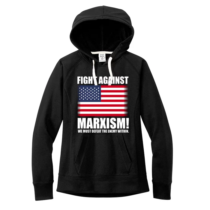 Fight Against Marxism Women's Fleece Hoodie