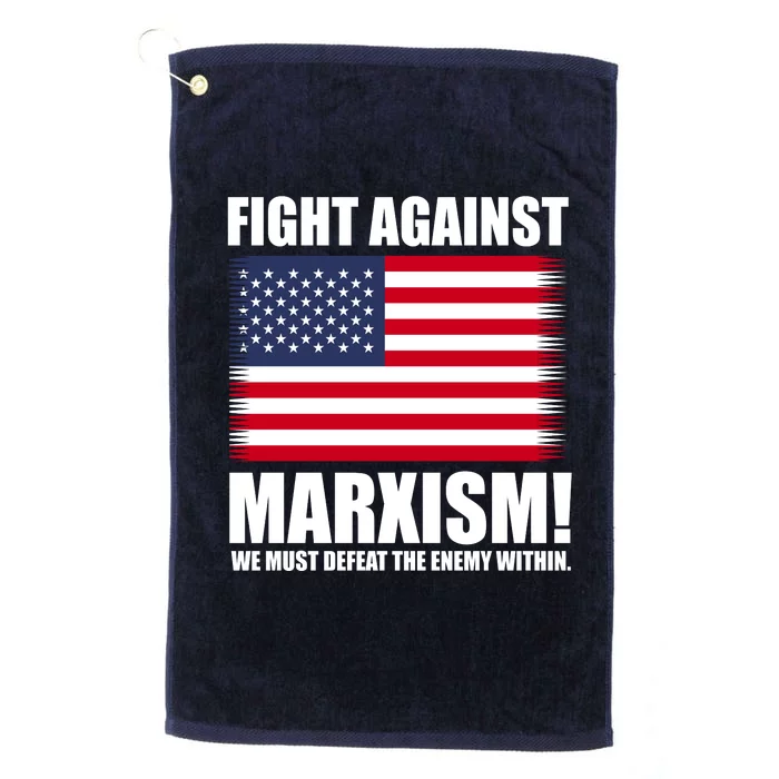 Fight Against Marxism Platinum Collection Golf Towel