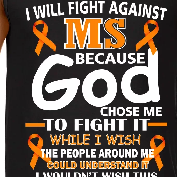 Fight Against MS Awareness Multiple Sclerosis Quote Comfort Colors® Tank Top