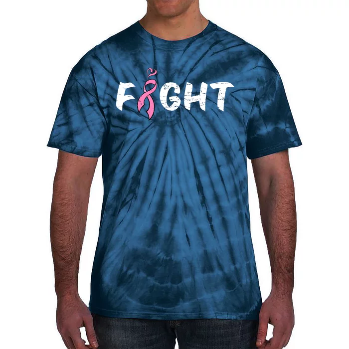 Fight Breast Cancer Tie-Dye T-Shirt