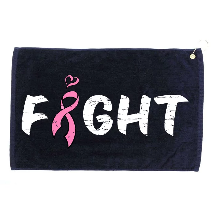 Fight Breast Cancer Grommeted Golf Towel