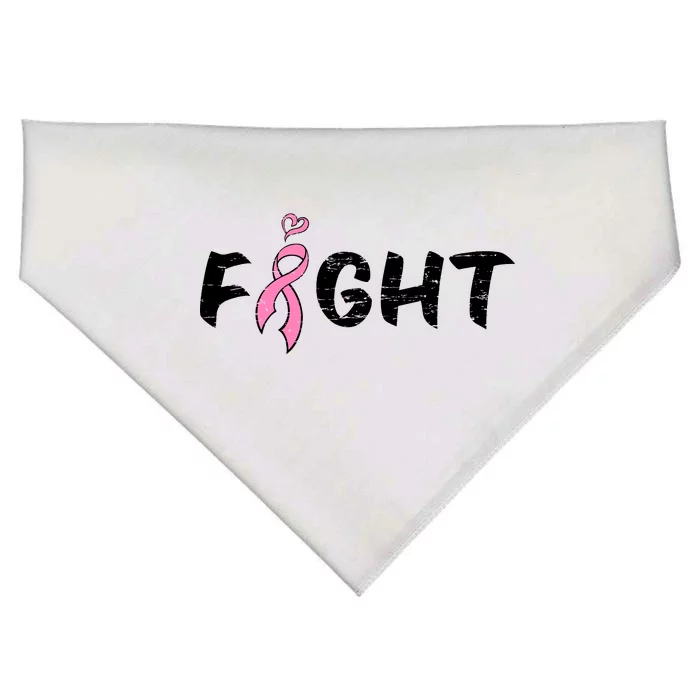 Fight Breast Cancer USA-Made Doggie Bandana