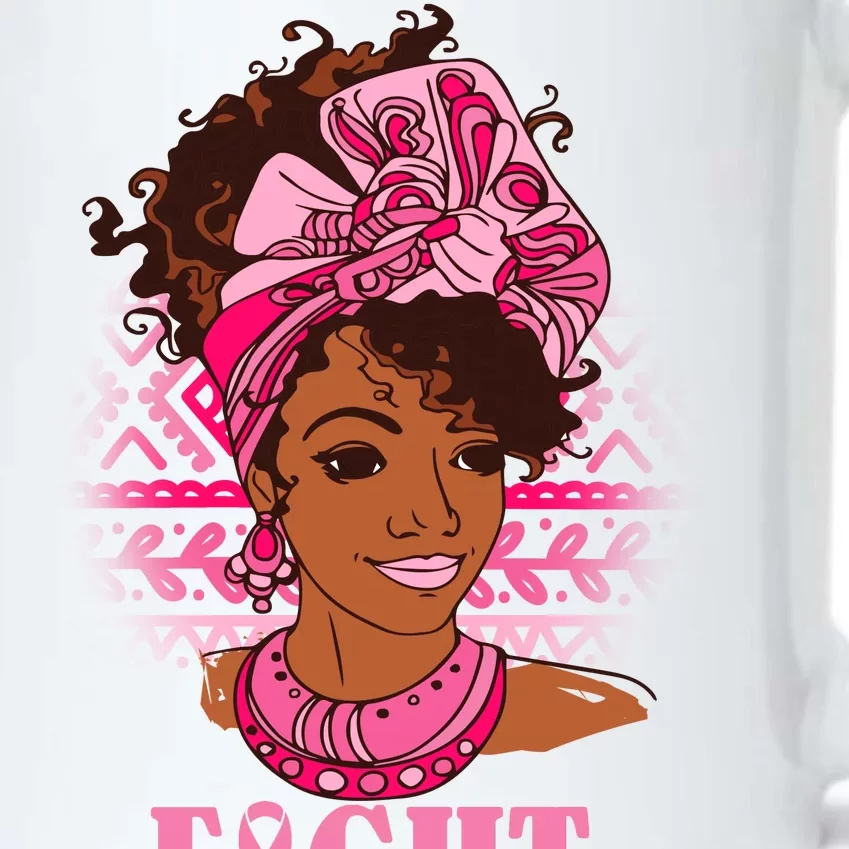 Fight Breast Cancer Awareness African American Black Color Changing Mug