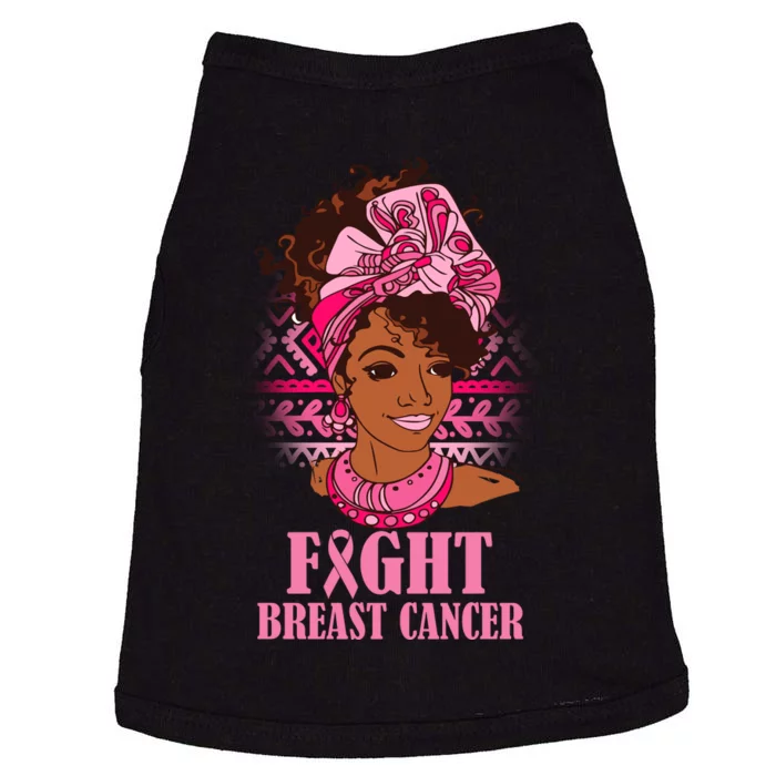 Fight Breast Cancer Awareness African American Doggie Tank