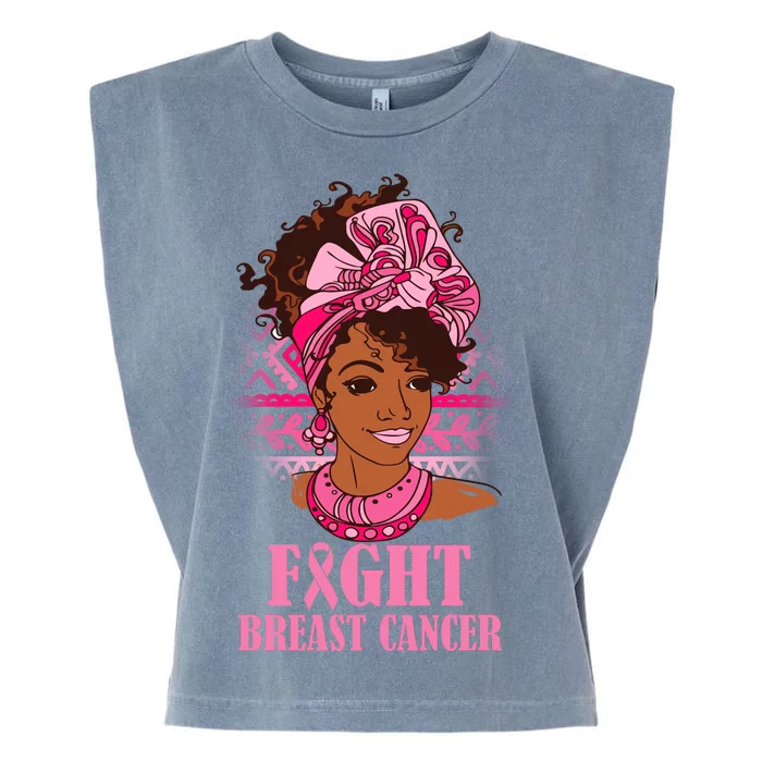 Fight Breast Cancer Awareness African American Garment-Dyed Women's Muscle Tee