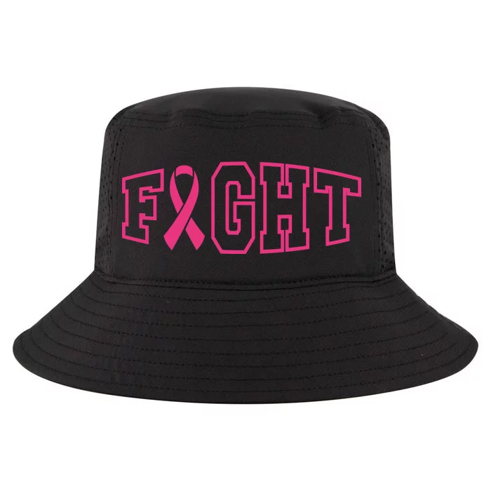 Fight Breast Cancer Logo Cool Comfort Performance Bucket Hat