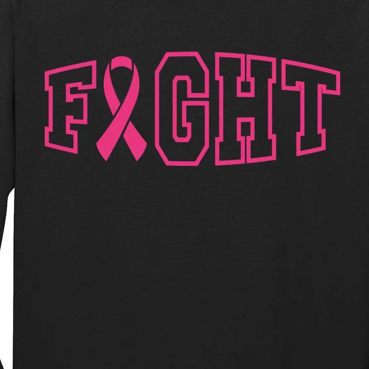 Fight Breast Cancer Logo Tall Long Sleeve T-Shirt