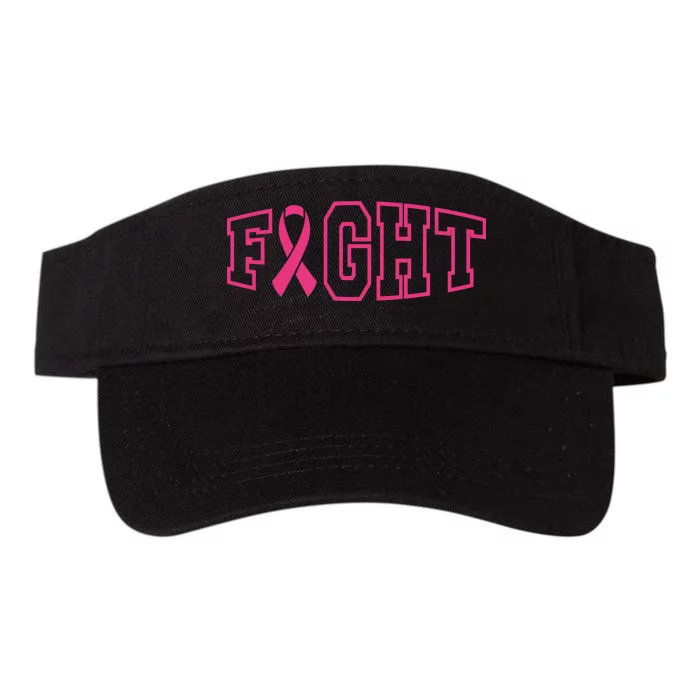 Fight Breast Cancer Logo Valucap Bio-Washed Visor