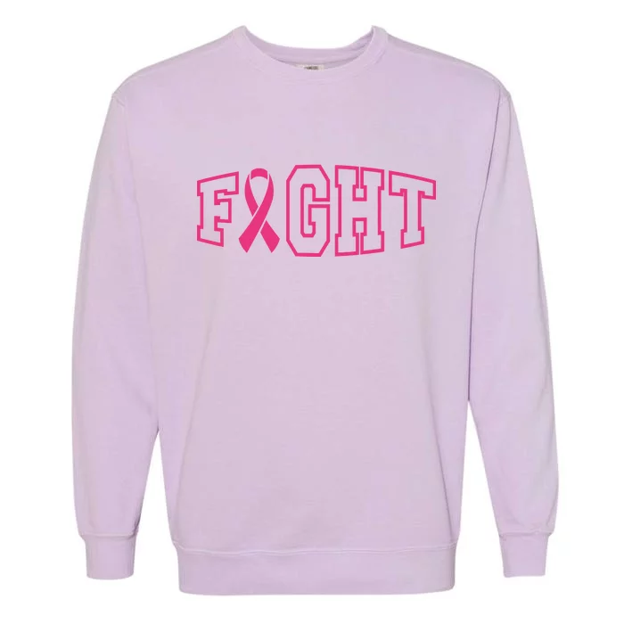 Fight Breast Cancer Logo Garment-Dyed Sweatshirt