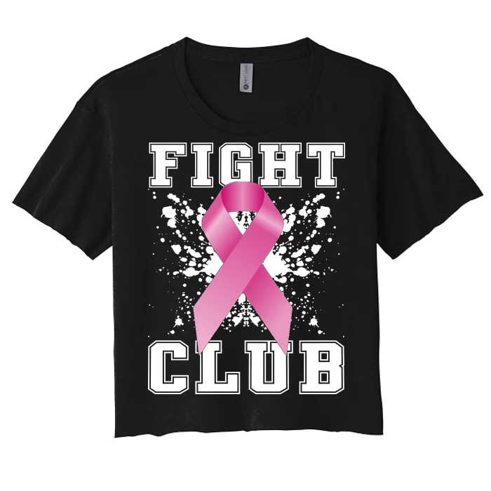 Fight Club Breast Cancer Women's Crop Top Tee