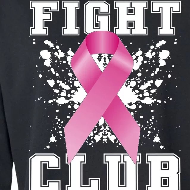 Fight Club Breast Cancer Cropped Pullover Crew