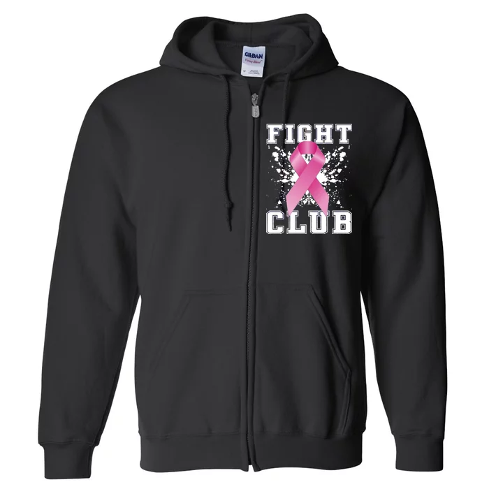 Fight Club Breast Cancer Full Zip Hoodie