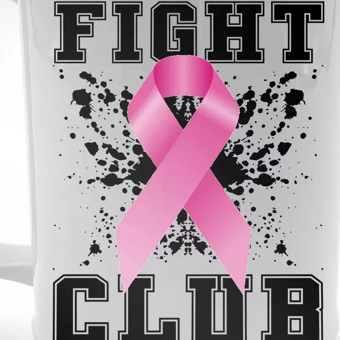 Fight Club Breast Cancer Front & Back Beer Stein