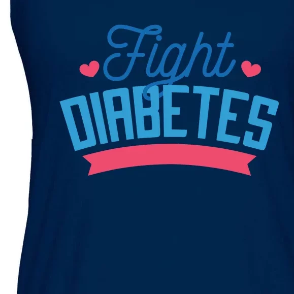 Fight Diabetes Ladies Essential Flowy Tank