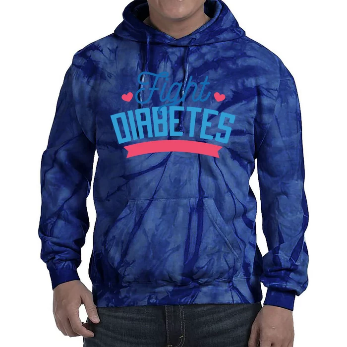 Fight Diabetes Tie Dye Hoodie