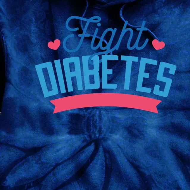 Fight Diabetes Tie Dye Hoodie