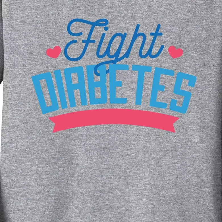 Fight Diabetes Kids Long Sleeve Shirt