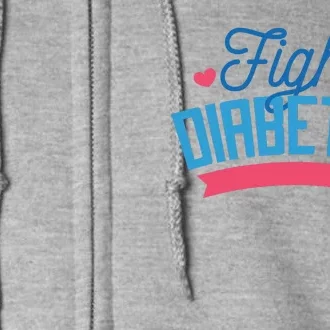 Fight Diabetes Full Zip Hoodie