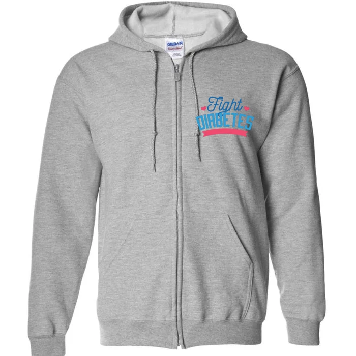 Fight Diabetes Full Zip Hoodie