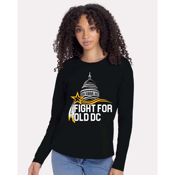 Fight For Old DC Womens Cotton Relaxed Long Sleeve T-Shirt