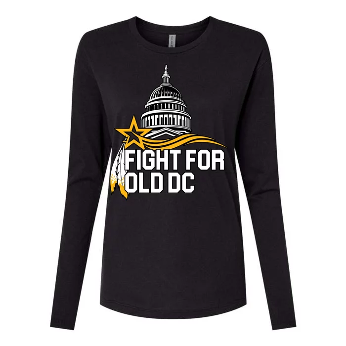 Fight For Old DC Womens Cotton Relaxed Long Sleeve T-Shirt