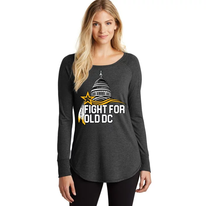 Fight For Old DC Women's Perfect Tri Tunic Long Sleeve Shirt