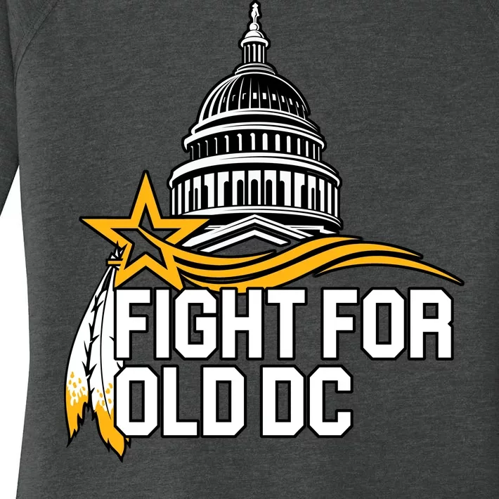 Fight For Old DC Women's Perfect Tri Tunic Long Sleeve Shirt