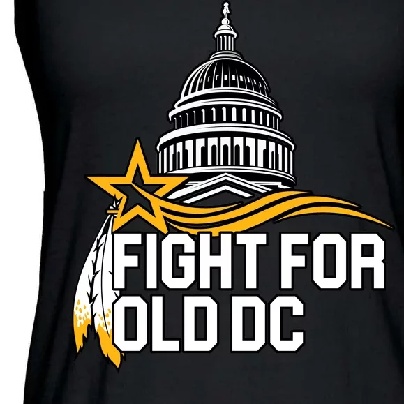 Fight For Old DC Ladies Essential Flowy Tank