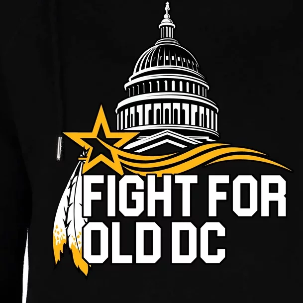 Fight For Old DC Womens Funnel Neck Pullover Hood