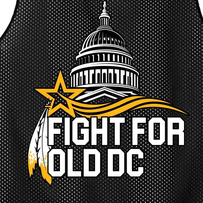 Fight For Old DC Mesh Reversible Basketball Jersey Tank