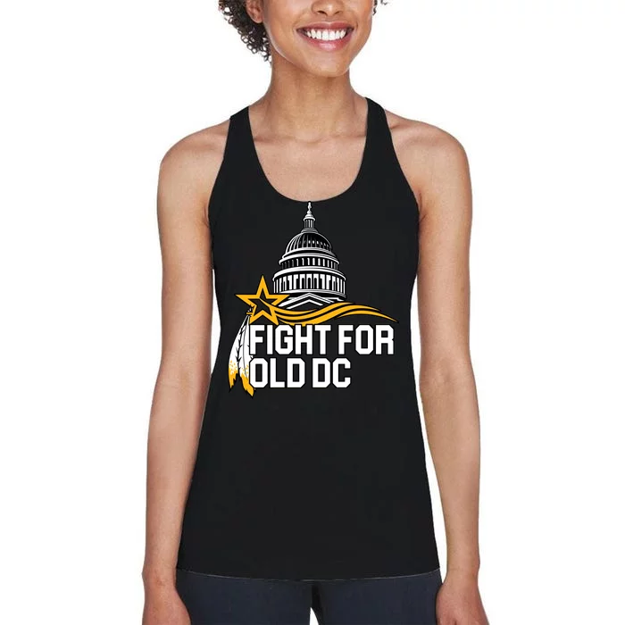 Fight For Old DC Women's Racerback Tank