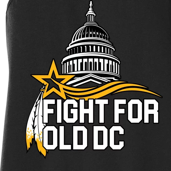 Fight For Old DC Women's Racerback Tank